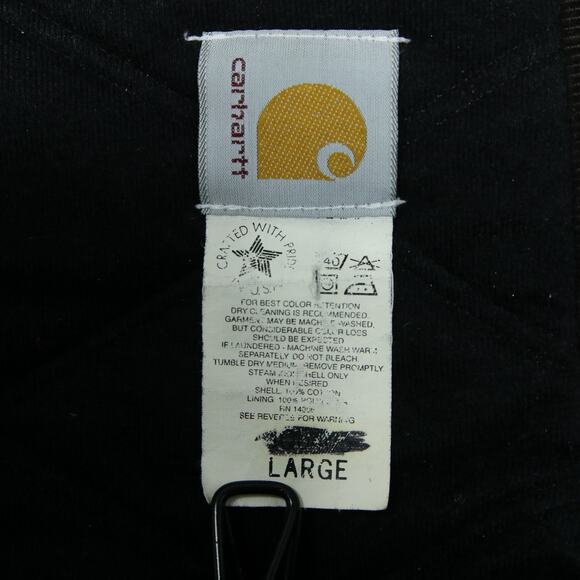 Vintage Carhartt JQ0405 Faded Black Aztec Jacket Size Medium - Large - Picture 14 of 16